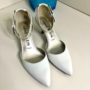 Anne Klein pumps with ankle strap
